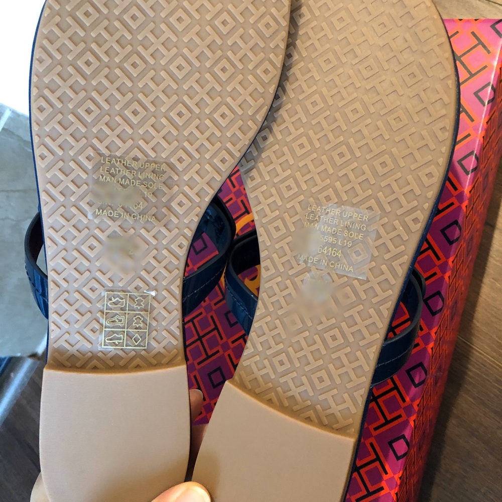 NIB TORY BURCH Miller Rainbow Leather Sandals - Picture 7 of 12